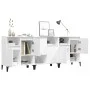 Aparadores 3 uds madera contrachapada blanco 60x35x70 cm de vidaXL, Aparadores - Ref: Foro24-3185743, Precio: 168,89 €, Descu...
