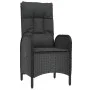 Juego comedor jardín 4 piezas con cojines ratán sintético negro de vidaXL, Conjuntos de jardín - Ref: Foro24-3185084, Precio:...