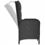 Juego comedor jardín 4 piezas con cojines ratán sintético negro de vidaXL, Conjuntos de jardín - Ref: Foro24-3185084, Precio:...
