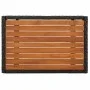 Juego comedor jardín 4 piezas con cojines ratán sintético negro de vidaXL, Conjuntos de jardín - Ref: Foro24-3185084, Precio:...