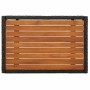 Juego comedor jardín 4 piezas con cojines ratán sintético negro de vidaXL, Conjuntos de jardín - Ref: Foro24-3185084, Precio:...