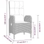 Juego comedor jardín 4 piezas con cojines ratán sintético negro de vidaXL, Conjuntos de jardín - Ref: Foro24-3185084, Precio:...