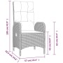 Juego comedor jardín 4 piezas con cojines ratán sintético negro de vidaXL, Conjuntos de jardín - Ref: Foro24-3185084, Precio:...