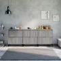 Aparadores 3 uds madera contrachapada gris Sonoma 60x35x70 cm de vidaXL, Aparadores - Ref: Foro24-3185781, Precio: 225,80 €, ...