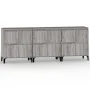Aparadores 3 uds madera contrachapada gris Sonoma 60x35x70 cm de vidaXL, Aparadores - Ref: Foro24-3185781, Precio: 225,80 €, ...