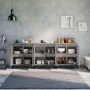 Aparadores 3 uds madera contrachapada gris Sonoma 60x35x70 cm de vidaXL, Aparadores - Ref: Foro24-3185781, Precio: 225,80 €, ...