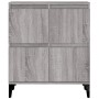 Aparadores 3 uds madera contrachapada gris Sonoma 60x35x70 cm de vidaXL, Aparadores - Ref: Foro24-3185781, Precio: 229,26 €, ...