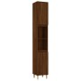 Set de muebles de baño 3 pzas madera contrachapada roble marrón de vidaXL, Muebles de baño - Ref: Foro24-3185542, Precio: 209...