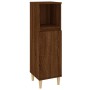 Set de muebles de baño 3 pzas madera contrachapada roble marrón de vidaXL, Muebles de baño - Ref: Foro24-3185542, Precio: 209...