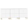 Aparadores 3 uds madera contrachapada blanco 60x35x70 cm de vidaXL, Aparadores - Ref: Foro24-3185767, Precio: 201,02 €, Descu...