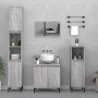 Set de muebles de baño 3 pzas madera contrachapada gris sonoma de vidaXL, Muebles de baño - Ref: Foro24-3185595, Precio: 169,...