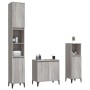 Set de muebles de baño 3 pzas madera contrachapada gris sonoma de vidaXL, Muebles de baño - Ref: Foro24-3185595, Precio: 169,...