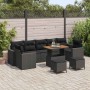 Conjunto de sofás de jardín 13 pcs Negro ratán sintético en Sofás de exterior | Comprar online en Foru.es