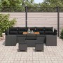 Conjunto de sofás de jardín 13 pcs Negro ratán sintético en Sofás de exterior | Comprar online en Foru.es