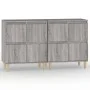 Aparadores 2 uds madera contrachapada gris Sonoma 60x35x70 cm de vidaXL, Aparadores - Ref: Foro24-3185757, Precio: 117,07 €, ...