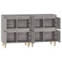 Aparadores 2 uds madera contrachapada gris Sonoma 60x35x70 cm de vidaXL, Aparadores - Ref: Foro24-3185757, Precio: 118,30 €, ...