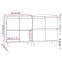 Aparadores 2 uds madera contrachapada gris Sonoma 60x35x70 cm de vidaXL, Aparadores - Ref: Foro24-3185757, Precio: 117,07 €, ...