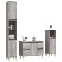 Set de muebles de baño 3 pzas madera contrachapada gris sonoma de vidaXL, Muebles de baño - Ref: Foro24-3185603, Precio: 222,...