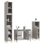 Set de muebles de baño 3 pzas madera contrachapada gris sonoma de vidaXL, Muebles de baño - Ref: Foro24-3185603, Precio: 222,...