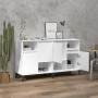 Aparadores 2 uds madera contrachapada blanco 60x35x70 cm de vidaXL, Aparadores - Ref: Foro24-3185727, Precio: 114,83 €, Descu...
