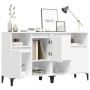 Aparadores 2 uds madera contrachapada blanco 60x35x70 cm de vidaXL, Aparadores - Ref: Foro24-3185727, Precio: 114,83 €, Descu...