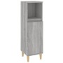 Set de muebles de baño 3 pzas madera contrachapada gris sonoma de vidaXL, Muebles de baño - Ref: Foro24-3185541, Precio: 187,...