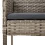 Set comedor jardín 7 pzas y cojines ratán sintético gris de vidaXL, Conjuntos de jardín - Ref: Foro24-3185020, Precio: 446,94...