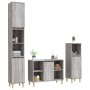 Set de muebles de baño 3 pzas madera contrachapada gris sonoma de vidaXL, Muebles de baño - Ref: Foro24-3185619, Precio: 188,...