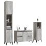 Set de muebles de baño 3 pzas madera contrachapada gris sonoma de vidaXL, Muebles de baño - Ref: Foro24-3185611, Precio: 219,...