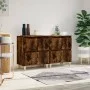 Aparadores 2 uds madera contrachapada roble ahumado 60x35x70 cm de vidaXL, Aparadores - Ref: Foro24-3185756, Precio: 113,29 €...