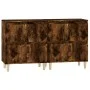 Aparadores 2 uds madera contrachapada roble ahumado 60x35x70 cm de vidaXL, Aparadores - Ref: Foro24-3185756, Precio: 113,29 €...