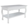 Mesa de centro de 2 niveles de MDF blanca de vidaXL, Mesas de centro - Ref: Foro24-60629, Precio: 141,07 €, Descuento: %