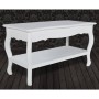 Mesa de centro de 2 niveles de MDF blanca de vidaXL, Mesas de centro - Ref: Foro24-60629, Precio: 141,07 €, Descuento: %