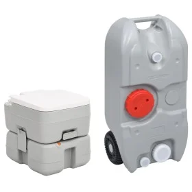 Juego de inodoro portátil y tanque de agua para camping de vidaXL, Camping y senderismo - Ref: Foro24-3186653, Precio: 230,55...