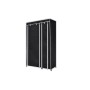 Armarios de tela 2 unidades negro de vidaXL, Armarios roperos - Ref: Foro24-60720, Precio: 81,94 €, Descuento: %