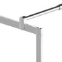 Shower screen with ESG glass shelf chromed aluminum 100x195cm by vidaXL, Shower walls and screens - Ref: Foro24-3185501, Pric...