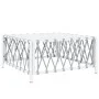 Juego de muebles de jardín 8 piezas con cojines acero blanco de vidaXL, Conjuntos de jardín - Ref: Foro24-3186884, Precio: 51...