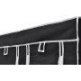 Armarios de tela 2 unidades negro de vidaXL, Armarios roperos - Ref: Foro24-60720, Precio: 81,94 €, Descuento: %