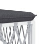 Juego de muebles de jardín 7 piezas con cojines acero blanco de vidaXL, Conjuntos de jardín - Ref: Foro24-3186844, Precio: 46...