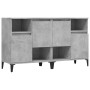 Aparadores 2 uds madera contrachapada gris hormigón 60x35x70 cm de vidaXL, Aparadores - Ref: Foro24-3185731, Precio: 143,65 €...