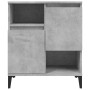 Aparadores 2 uds madera contrachapada gris hormigón 60x35x70 cm de vidaXL, Aparadores - Ref: Foro24-3185731, Precio: 143,65 €...