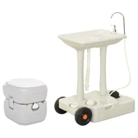 Juego de inodoro con lavabo portátil para camping de vidaXL, Camping y senderismo - Ref: Foro24-3186668, Precio: 360,24 €, De...