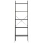Estantería de pie 5 baldas negra 56x35x174 cm en Librerías y estanterías | Comprar online en Foru.es