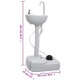 Juego de inodoro con lavabo portátil para camping de vidaXL, Camping y senderismo - Ref: Foro24-3186667, Precio: 230,13 €, De...