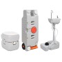 Juego inodoro con lavabo y depósito agua portátil para camping de vidaXL, Camping y senderismo - Ref: Foro24-3186672, Precio:...