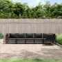 Juego de muebles de jardín 6 pzas con cojines acero antracita de vidaXL, Conjuntos de jardín - Ref: Foro24-3186877, Precio: 5...