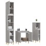 Set de muebles de baño 3 pzas madera contrachapada gris sonoma de vidaXL, Muebles de baño - Ref: Foro24-3185587, Precio: 175,...