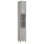 Set de muebles de baño 3 pzas madera contrachapada gris sonoma de vidaXL, Muebles de baño - Ref: Foro24-3185587, Precio: 175,...