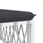 Juego de muebles de jardín 6 piezas con cojines acero blanco de vidaXL, Conjuntos de jardín - Ref: Foro24-3186886, Precio: 37...
