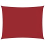 Toldo de vela rectangular de tela oxford rojo 6x8 m en Sombrillas | Comprar online en Foru.es